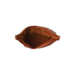 Leather shoulder bag  Cognac Sintra