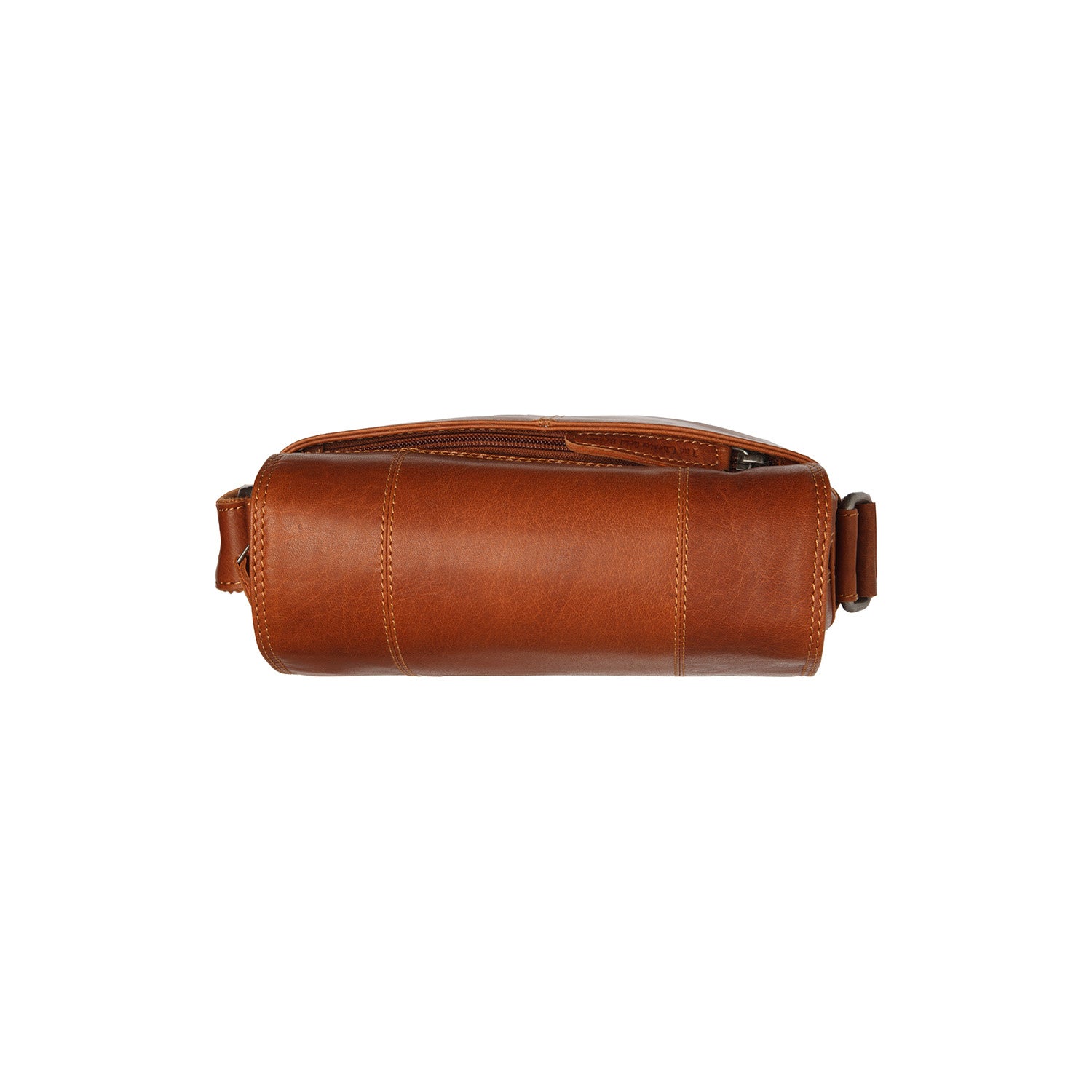 Leather shoulder bag Cognac Nairobi