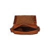 Leather shoulder bag Cognac Nairobi