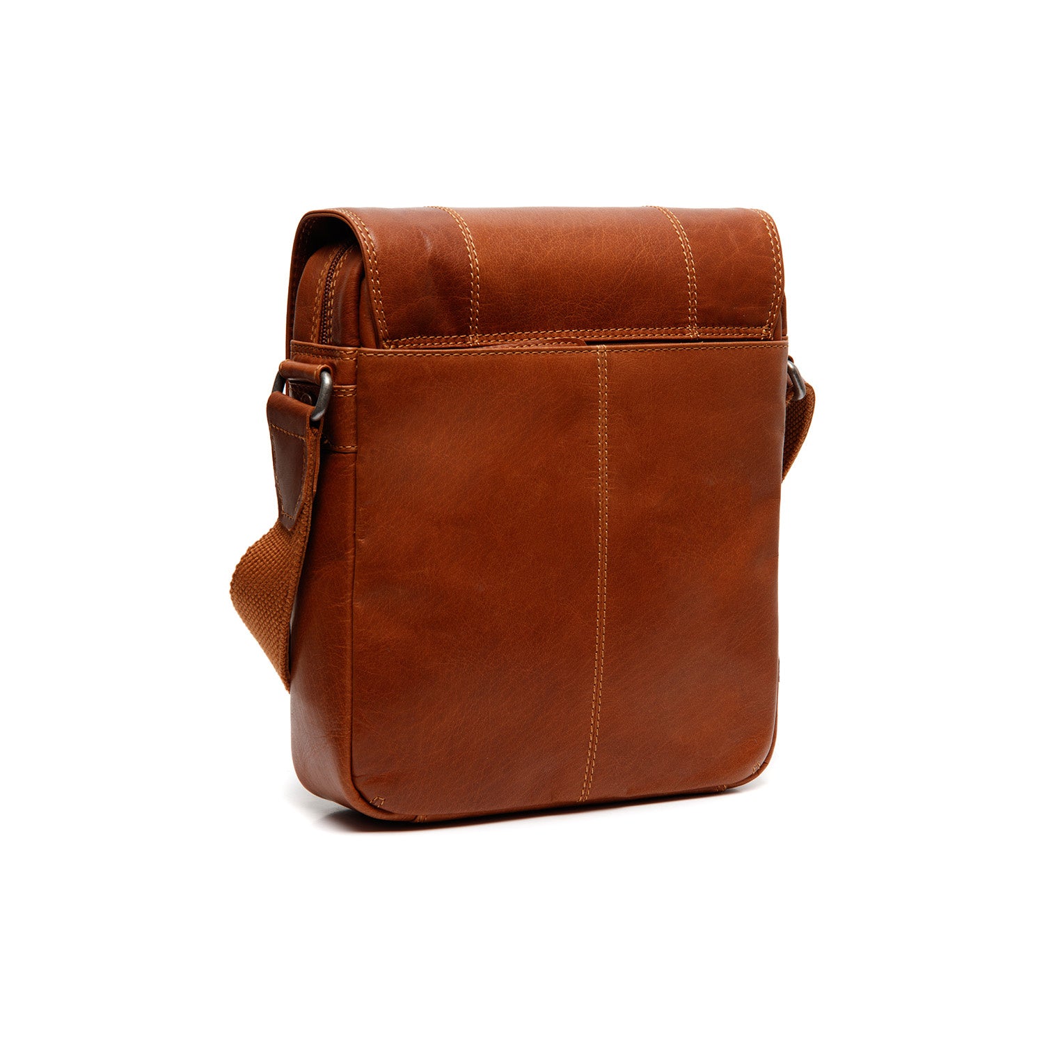 Leather shoulder bag Cognac Nairobi