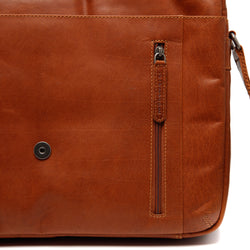 Leather Laptop Bag Cognac Tampa