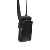 Leather Phone Pouch Black Valdes