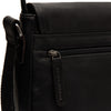 Leather Shoulder Bag Black Everglades