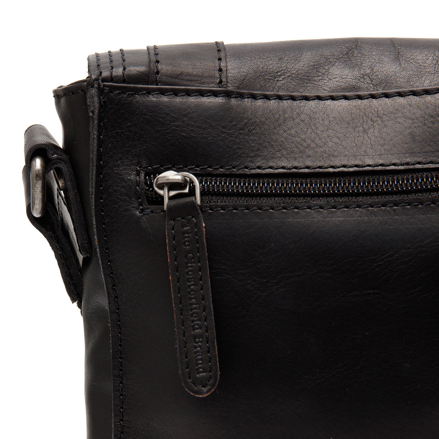 Leather Shoulder Bag Black Ariano