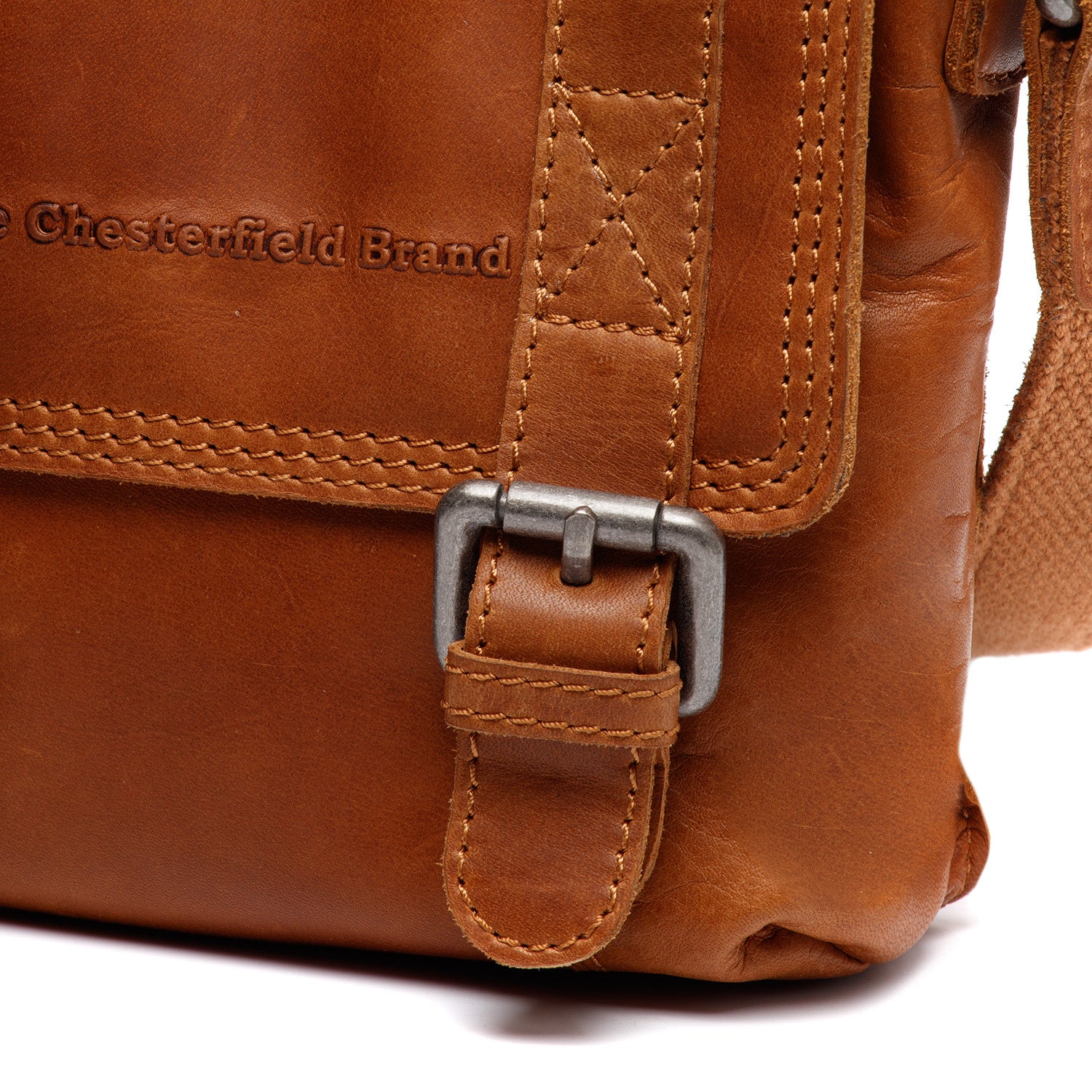 Leather Shoulder Bag Cognac Ariano