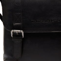 Leather Shoulder Bag Black Adelanto