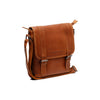 Leather Shoulder Bag Cognac Adelanto