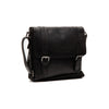 Leather Shoulder Bag Black Matera