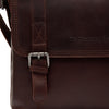 Leather Shoulder Bag Brown Matera