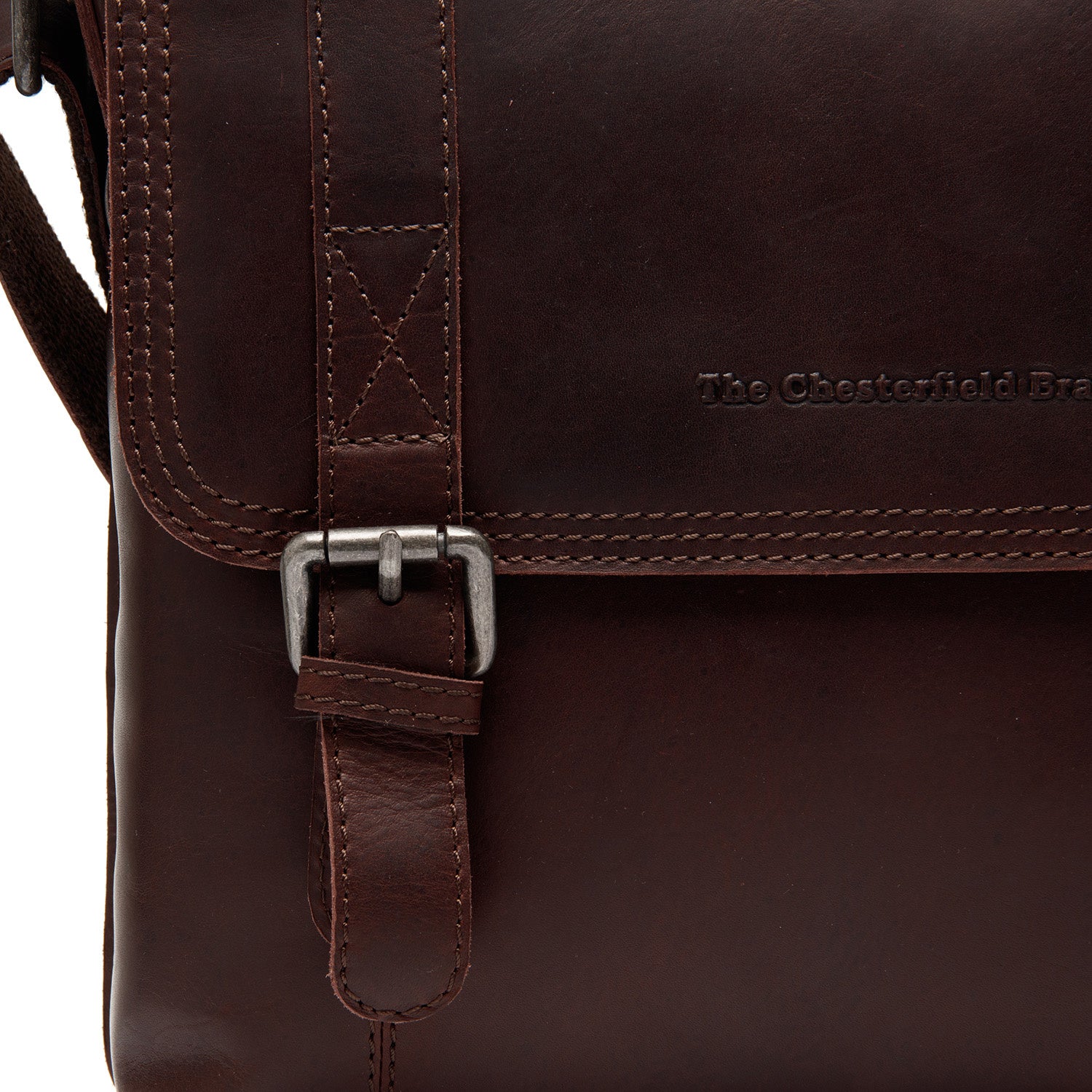 Leather Shoulder Bag Brown Matera