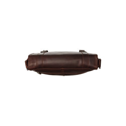 Leather Shoulder Bag Brown Matera