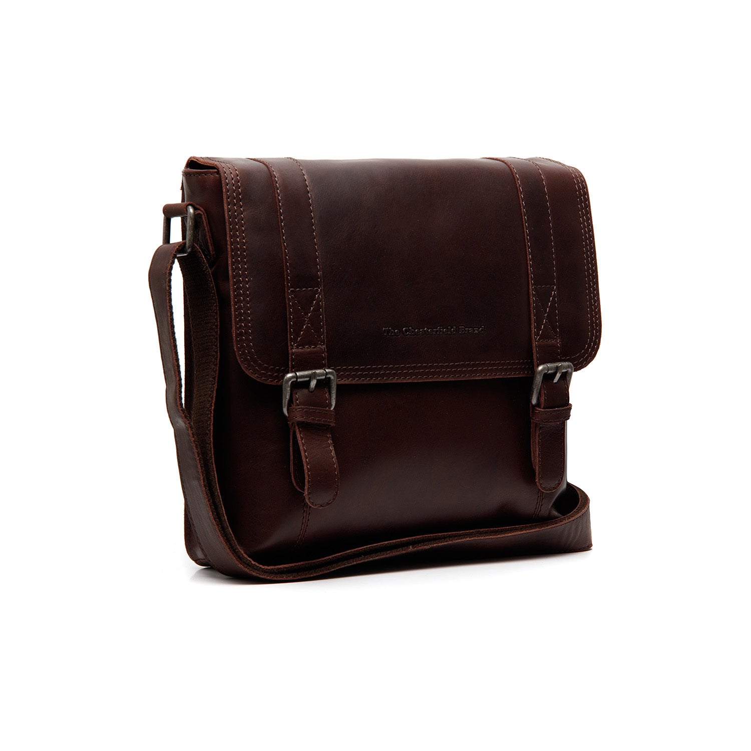 Leather Shoulder Bag Brown Matera