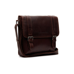 Leather Shoulder Bag Brown Matera