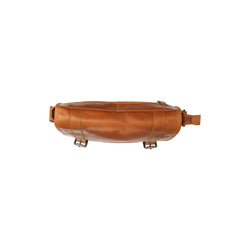 Leather Shoulder Bag Cognac Matera