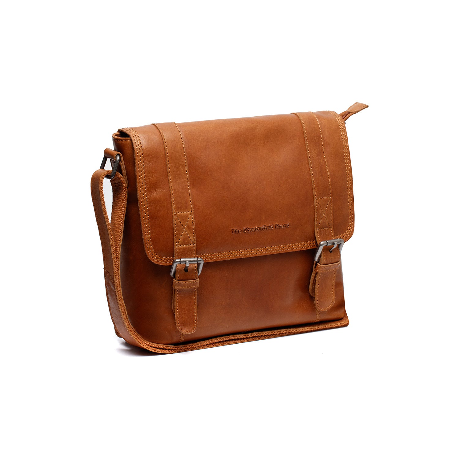 Leather Shoulder Bag Cognac Matera