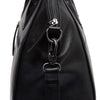 Leather Shoulder Bag Black Marsala