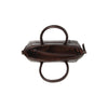 Leather Shoulder Bag Brown Marsala