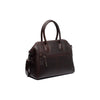 Leather Shoulder Bag Brown Marsala