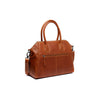 Leather Shoulder Bag Cognac Marsala