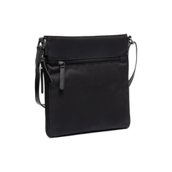 Leather Shoulder Bag Black Malmo