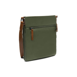 Leather Shoulder Bag Olive Green Malmo