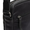 Leather Shoulder Bag Black Karlstad