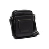 Leather Shoulder Bag Black Karlstad