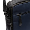 Leather Shoulder Bag Navy Arendal