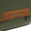 Leather Shoulder Bag Olive Green Mikeli