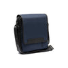 Leather Shoulder Bag Navy Mikeli