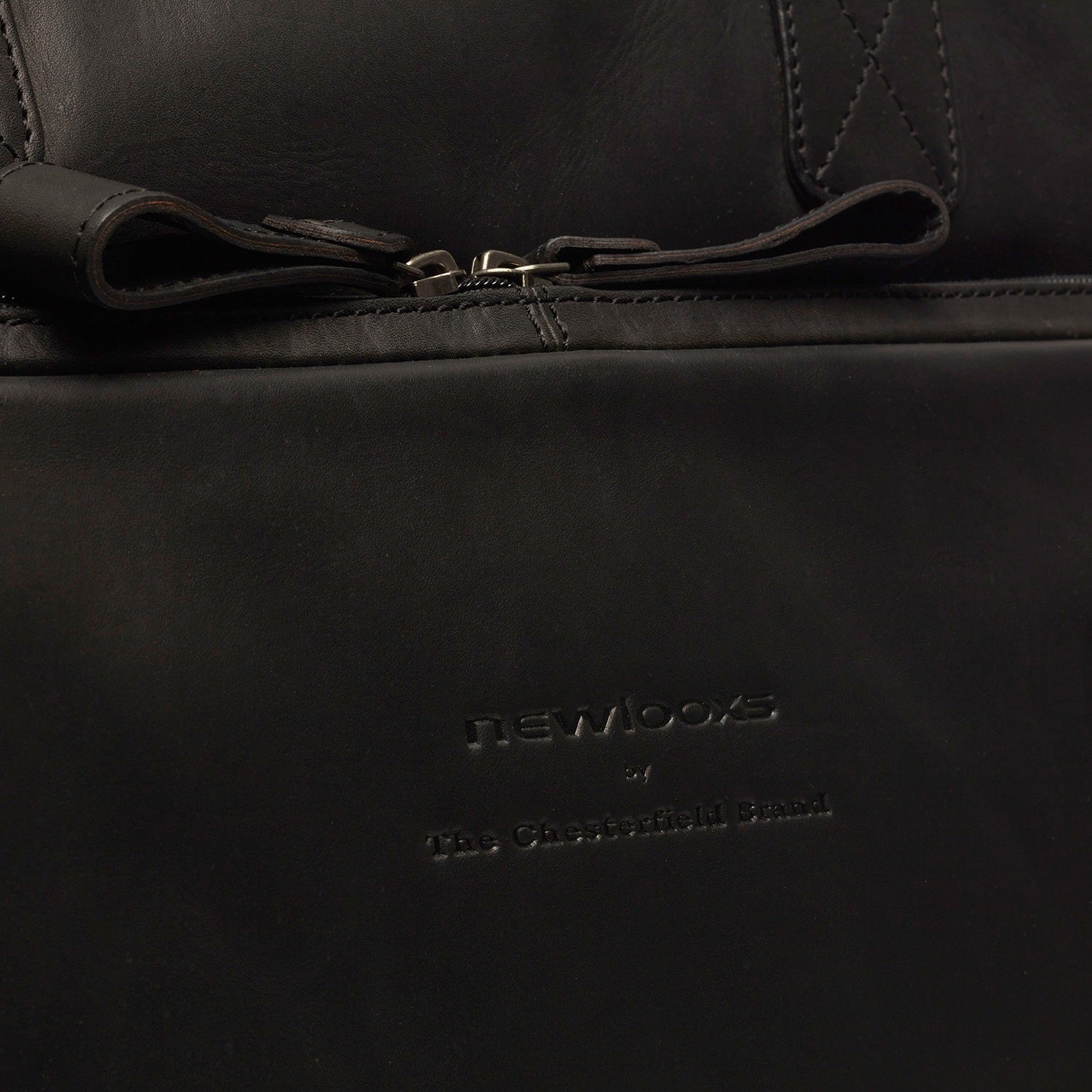 Leather Bicycle Bag Black Geneva