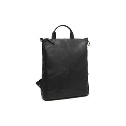 Leather Backpack Black Manchester