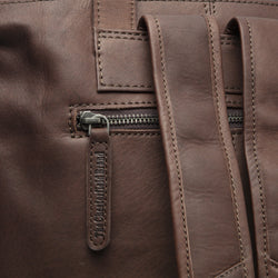 Leather Backpack Brown Manchester