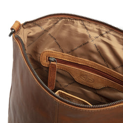 Leather Backpack Cognac Manchester