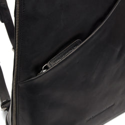 Leather Backpack Black Amanda