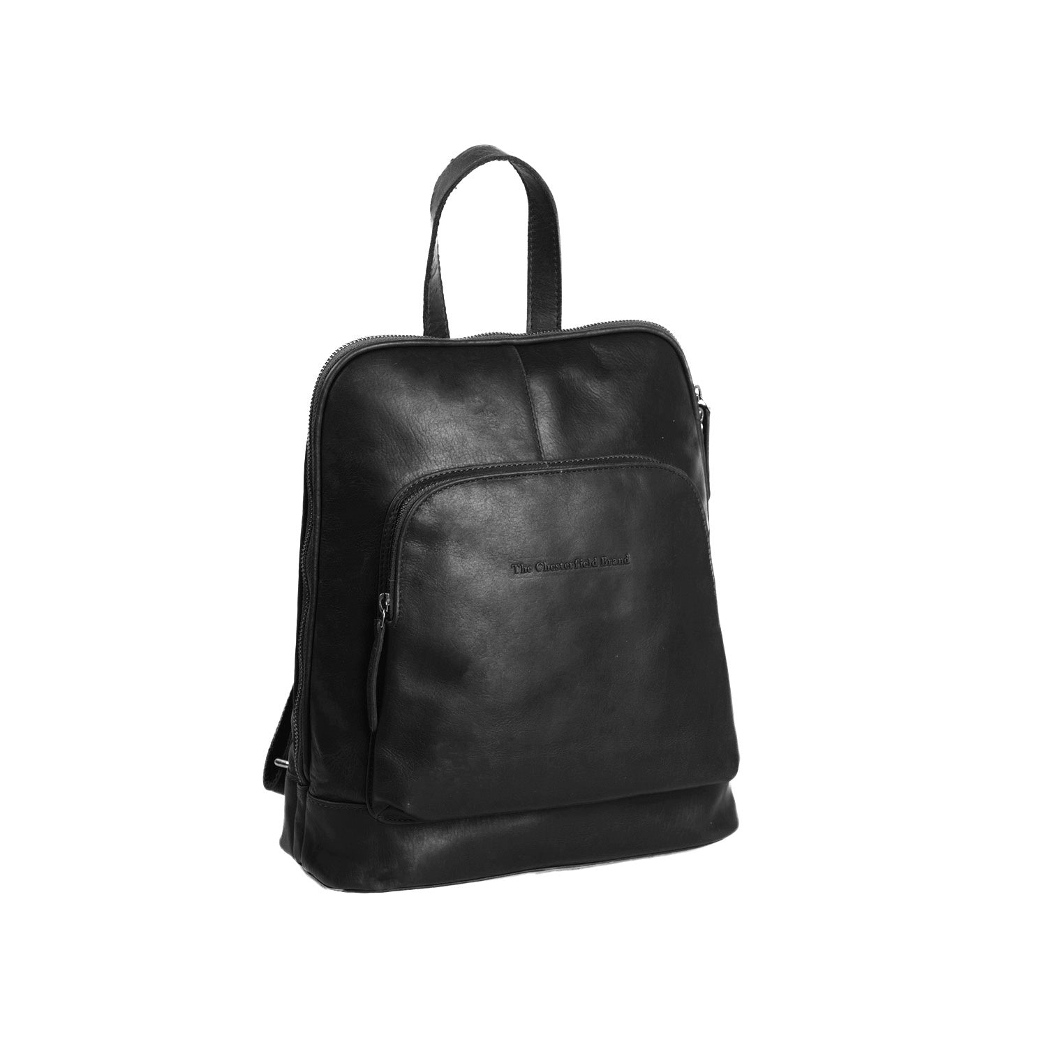 Leather Backpack Black Naomi