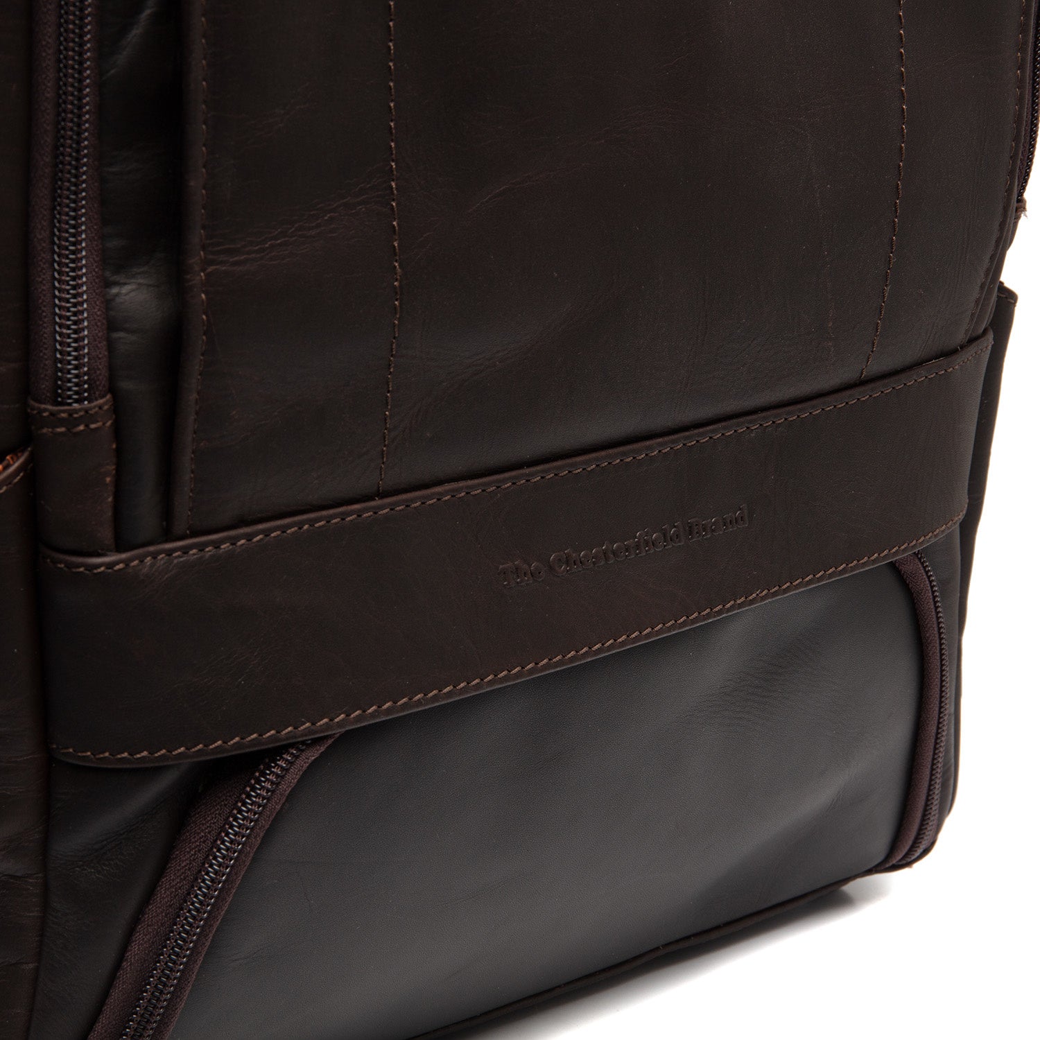 Leather Backpack Brown Rich