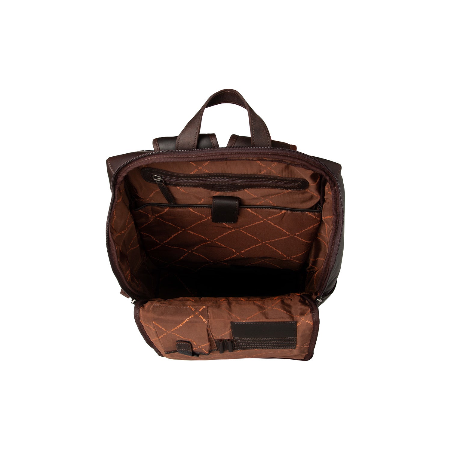 Leather Backpack Brown Rich