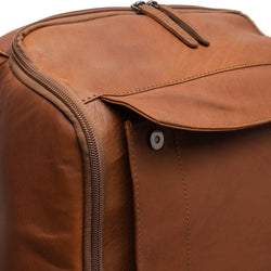 Leather Backpack Cognac Rich