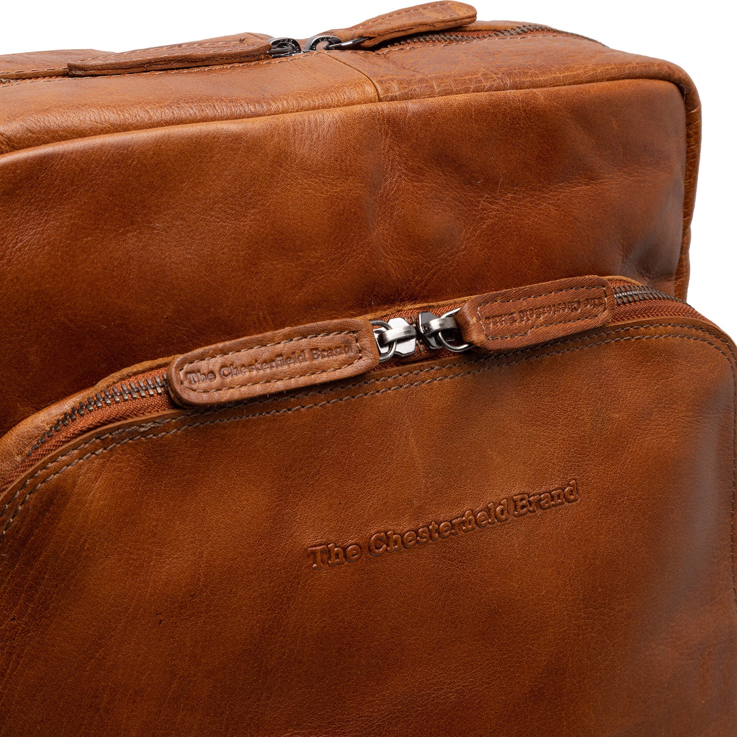 Leather Backpack Cognac Mack