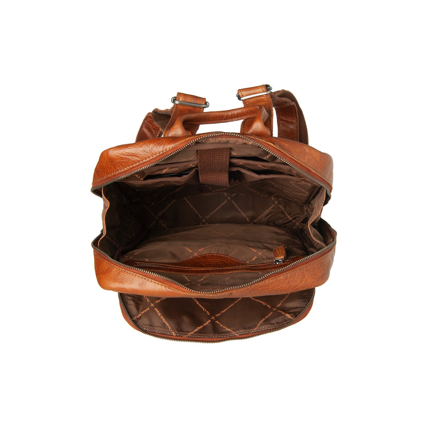 Leather Backpack Cognac Mack