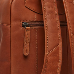 Leather Backpack Cognac Bellary