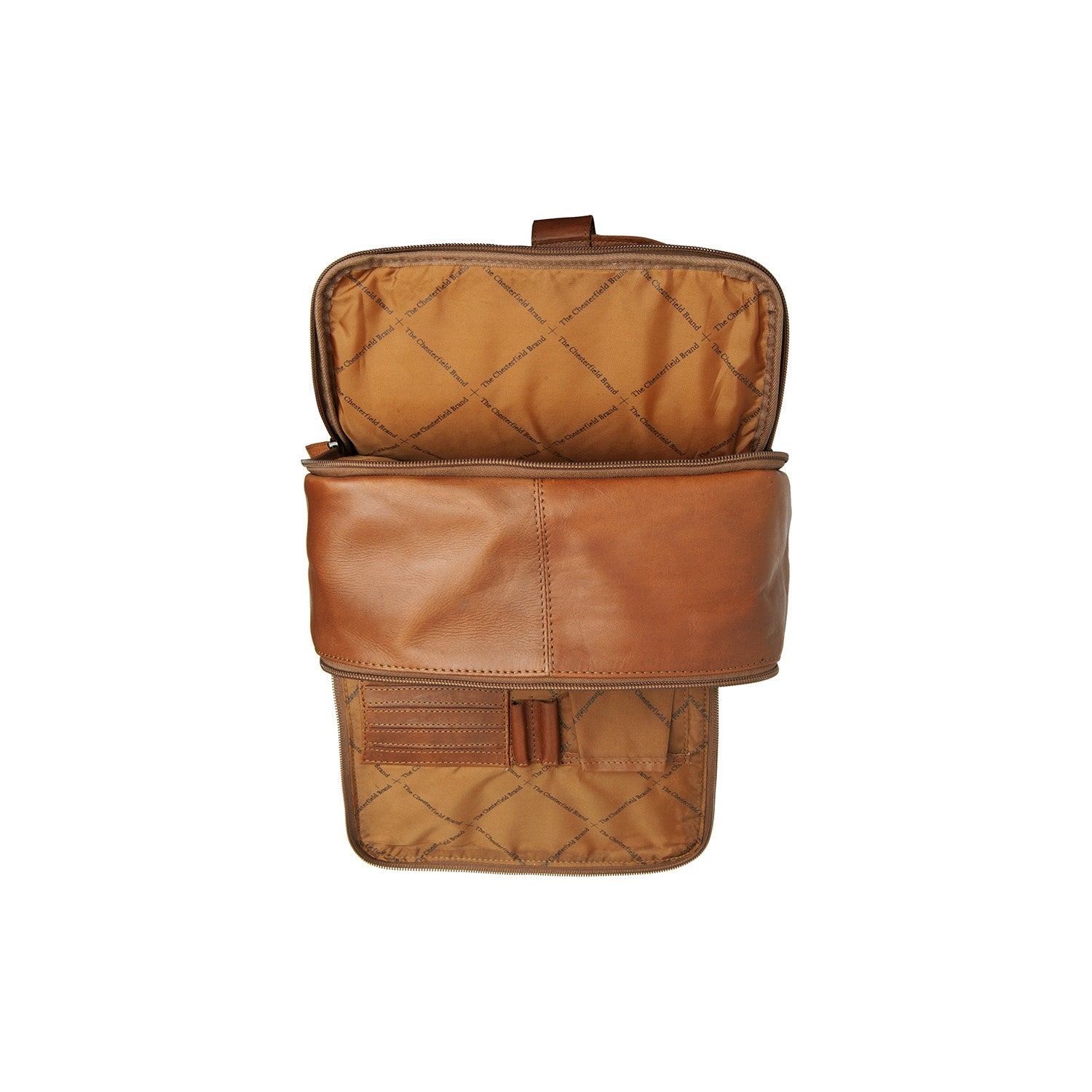 Leather Backpack Cognac Belford