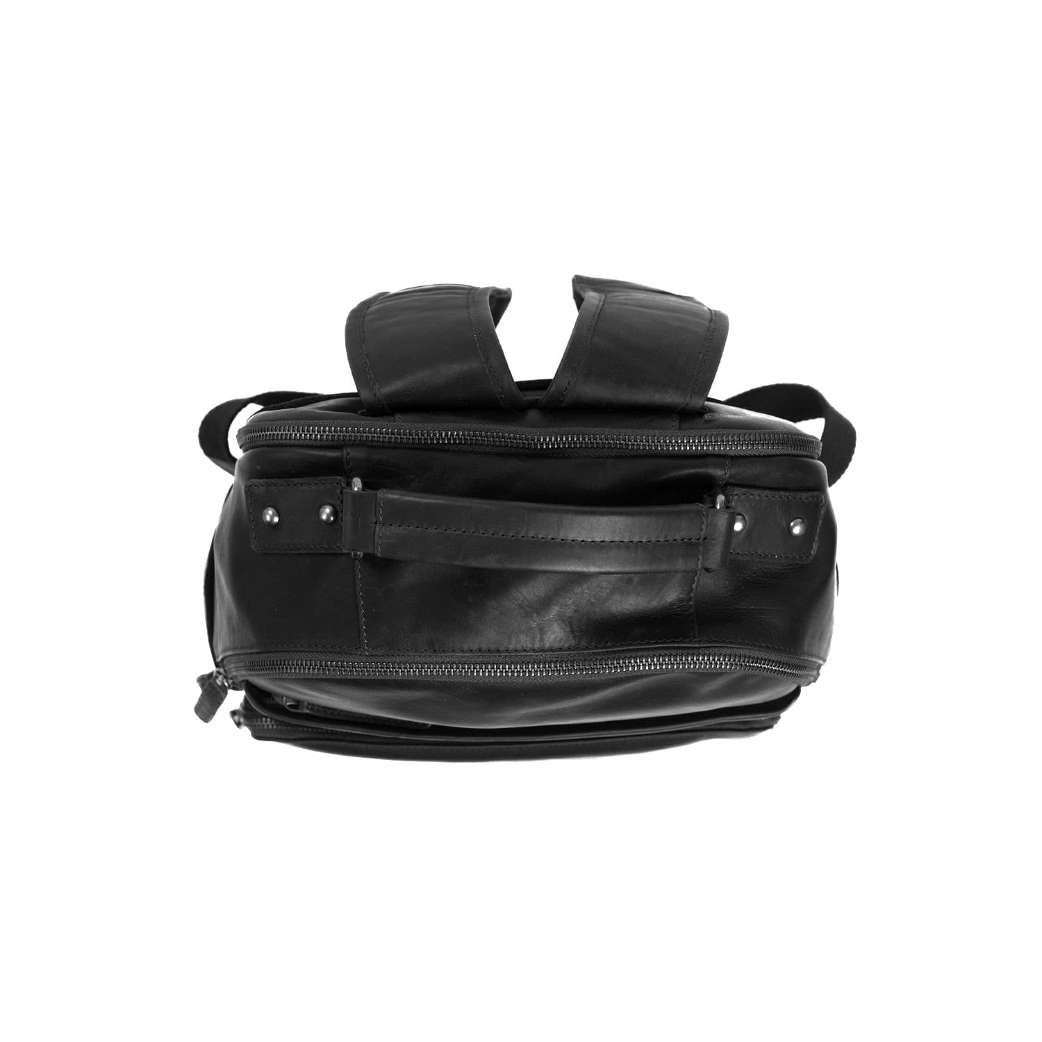 Leather Backpack Black Austin