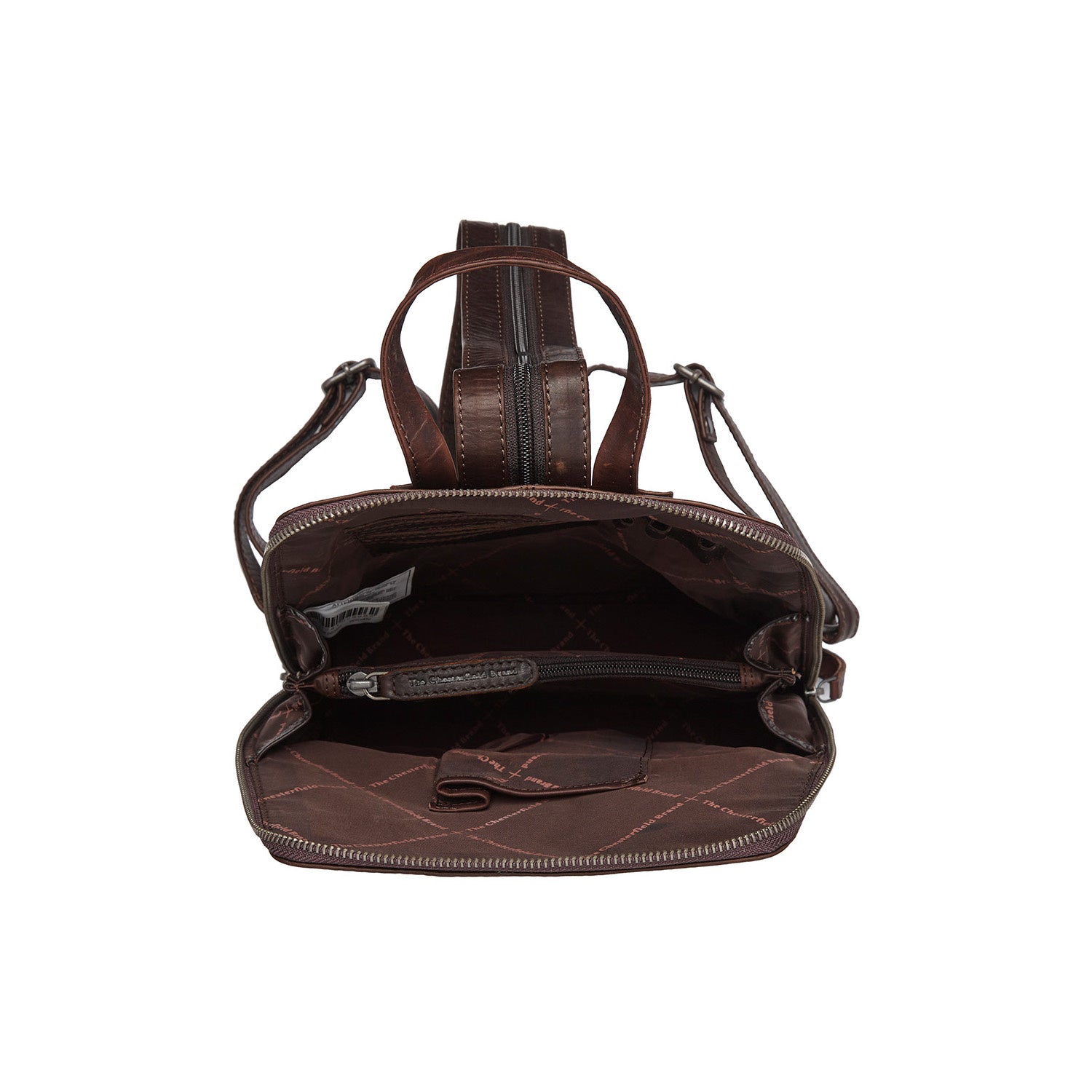 Leather Backpack Brown Clair