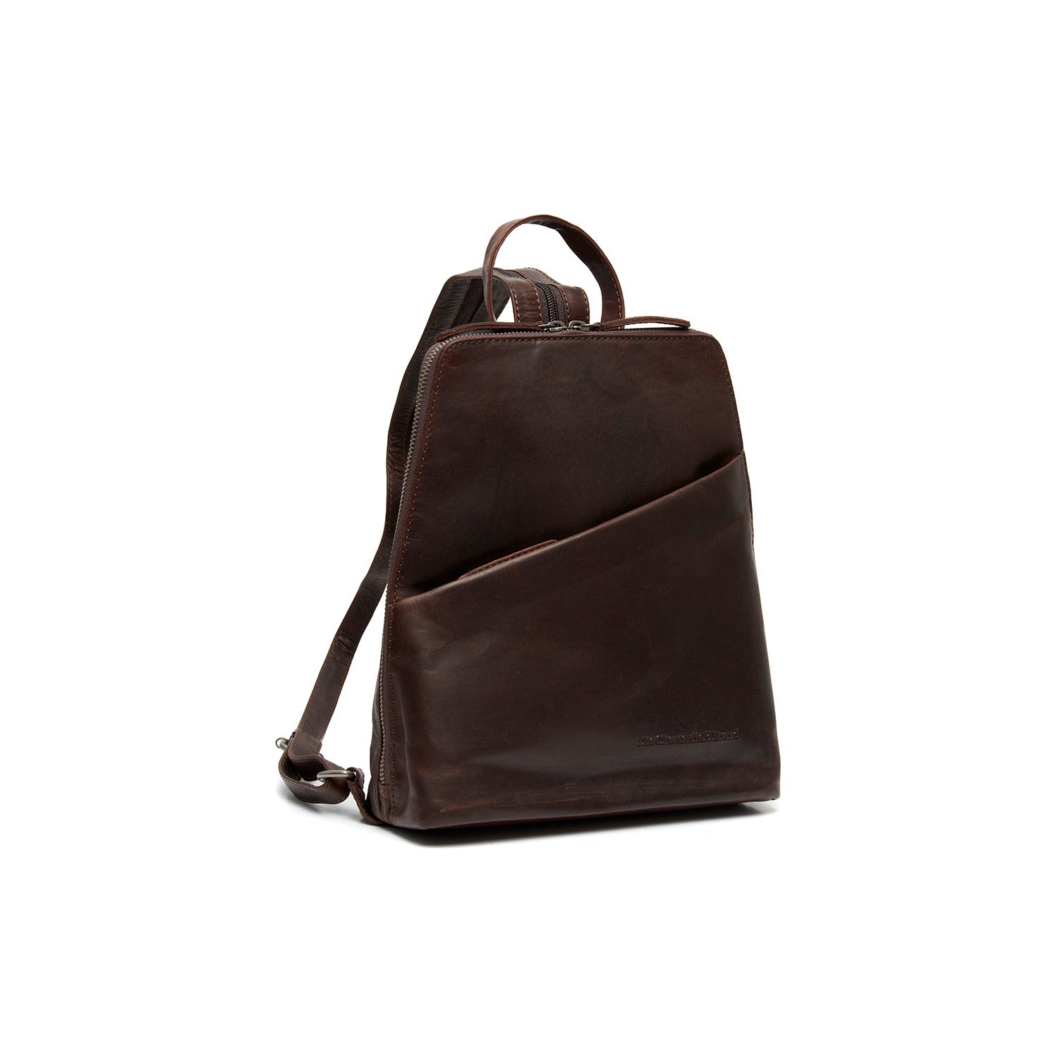 Leather Backpack Brown Clair