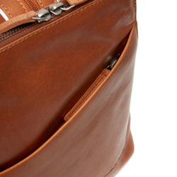 Leather Backpack Cognac Claire