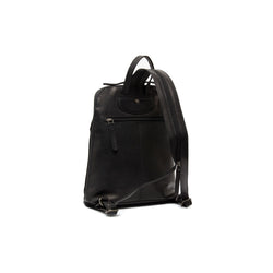 Leather Backpack Black Vivian