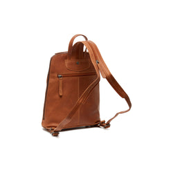 Leather Backpack Cognac Vivian