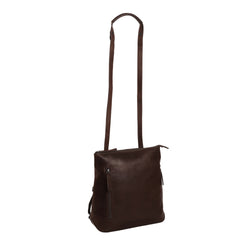 Leather Backpack Brown Elise